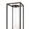 Z-Lite Dunbroch 1 Light Outdoor Pier Mounted Fixture, Deep Bronze + Outdoor Brass & Clear 584PHBS-SQPM-DBZ - alternate 6